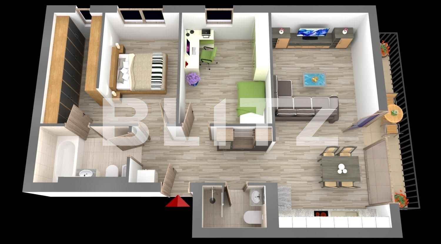 Apartament de vânzare 3 camere Baciu - 54254AV | BLITZ Cluj-Napoca | Poza2