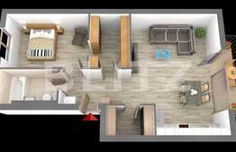 Ansamblu deosebit! Apartament 2 camere 58.30 mp, semifinisat in zona Primariei Baciu