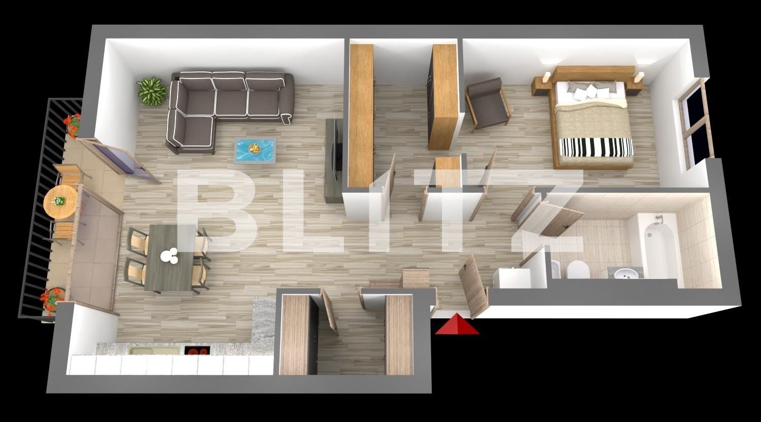 Apartament de vânzare 2 camere Baciu - 54255AV | BLITZ Cluj-Napoca | Poza3