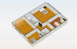 Apartament 3 camere decomandate, 63.37 mp, in cartierul Zorilor 