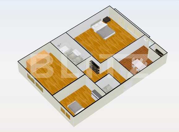 Apartament de vânzare 3 camere Zorilor - 54272AV | BLITZ Cluj-Napoca | Poza1