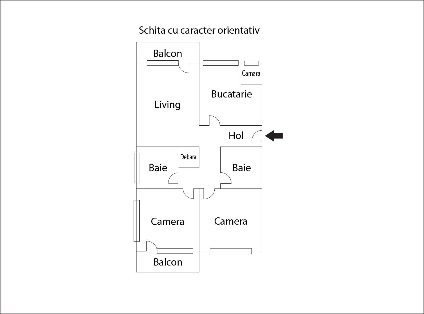 Apartament de vânzare 3 camere Manastur - 54290AV | BLITZ Cluj-Napoca | Poza1