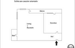 Vanzare apartament cu 1 camera, 46 mp, zona Tineretului! Loc parcare!