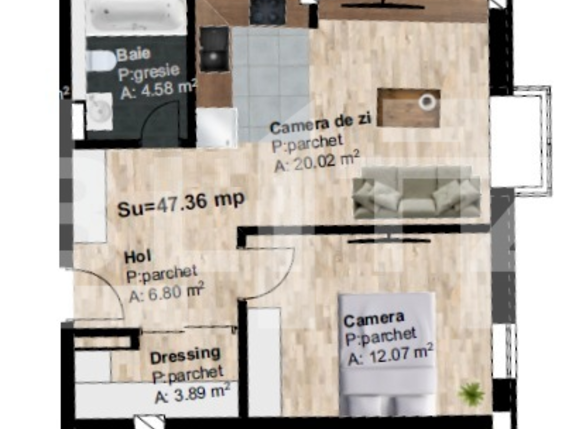 Apartament de vânzare 2 camere Marasti - 54313AV | BLITZ Cluj-Napoca | Poza1