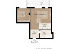 Apartament 2 camere, 55,19 mp, terasa 12mp, semifinisat, zona Dedeman