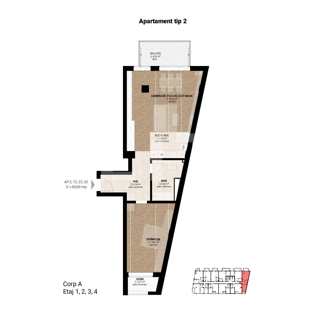 Apartament de vânzare 2 camere Semicentral - 54335AV | BLITZ Cluj-Napoca | Poza1