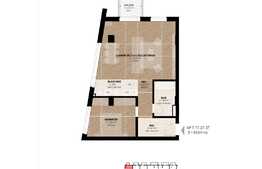 Apartament 2 camere, 60,64 mp, semifinisat, zona Dedeman