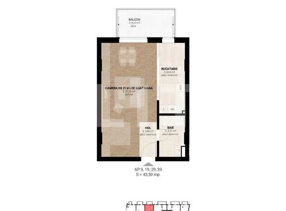 Garsonieră de vânzare Semicentral - 54344AV | BLITZ Cluj-Napoca | Poza4