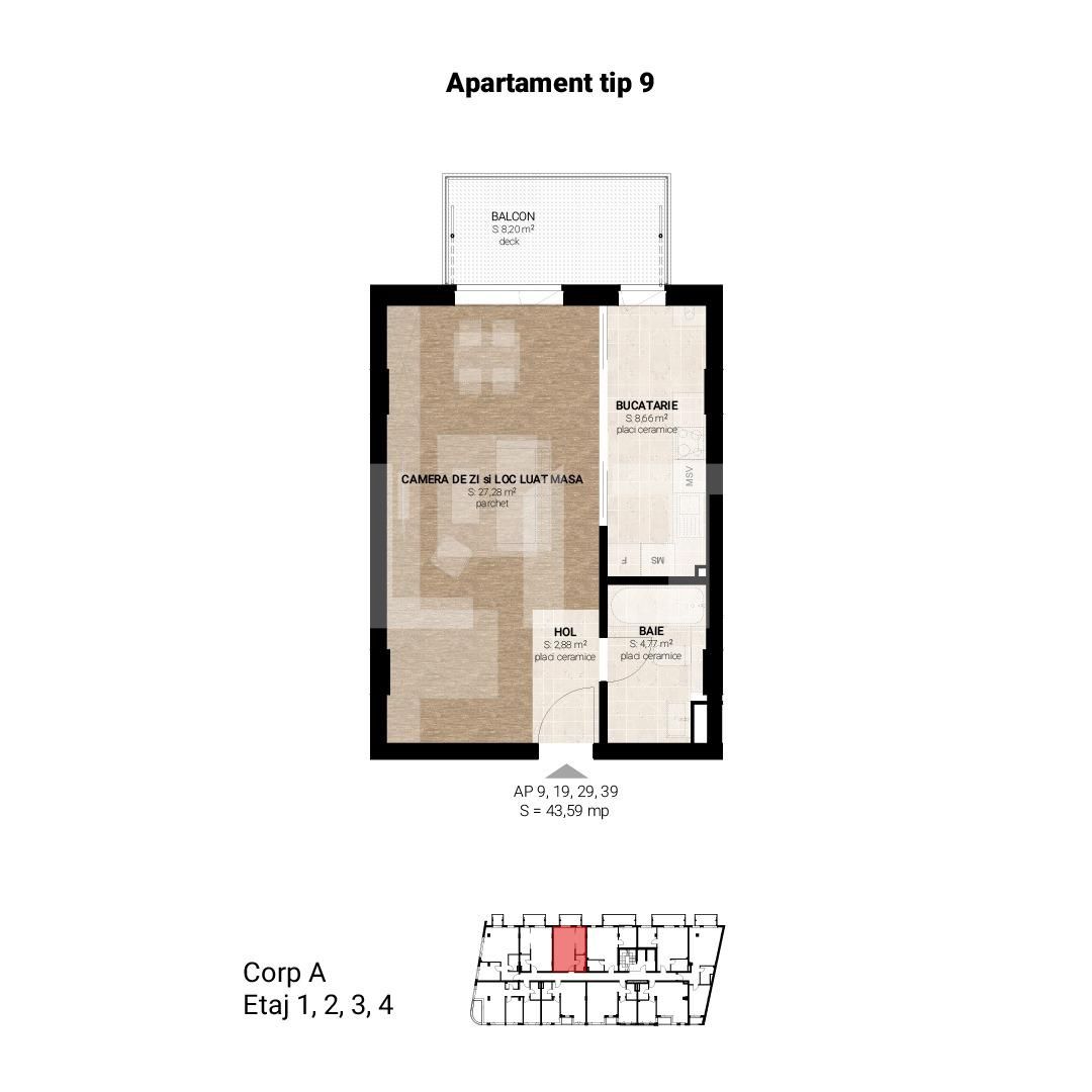 Garsonieră de vânzare Semicentral - 54344AV | BLITZ Cluj-Napoca | Poza4