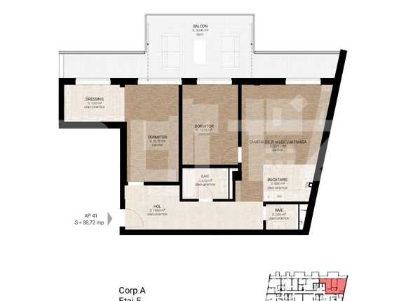 Apartament de vânzare 3 camere Semicentral - 54348AV | BLITZ Cluj-Napoca | Poza1