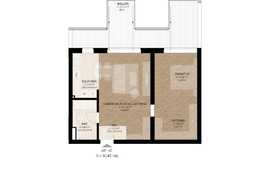 Apartament 2 camere, 55,42 mp, terasa 22mp, semifinisat, imobil NOU!
