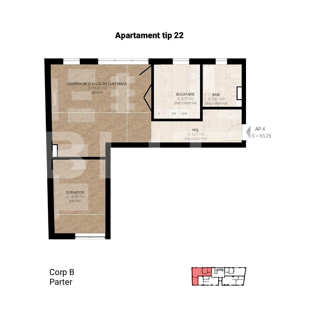 Apartament de vânzare 2 camere Semicentral - 54377AV | BLITZ Cluj-Napoca | Poza1