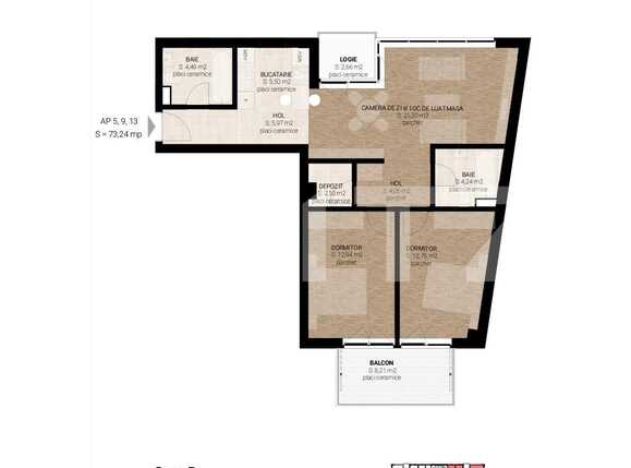 Apartament de vânzare 3 camere Semicentral - 54379AV | BLITZ Cluj-Napoca | Poza1