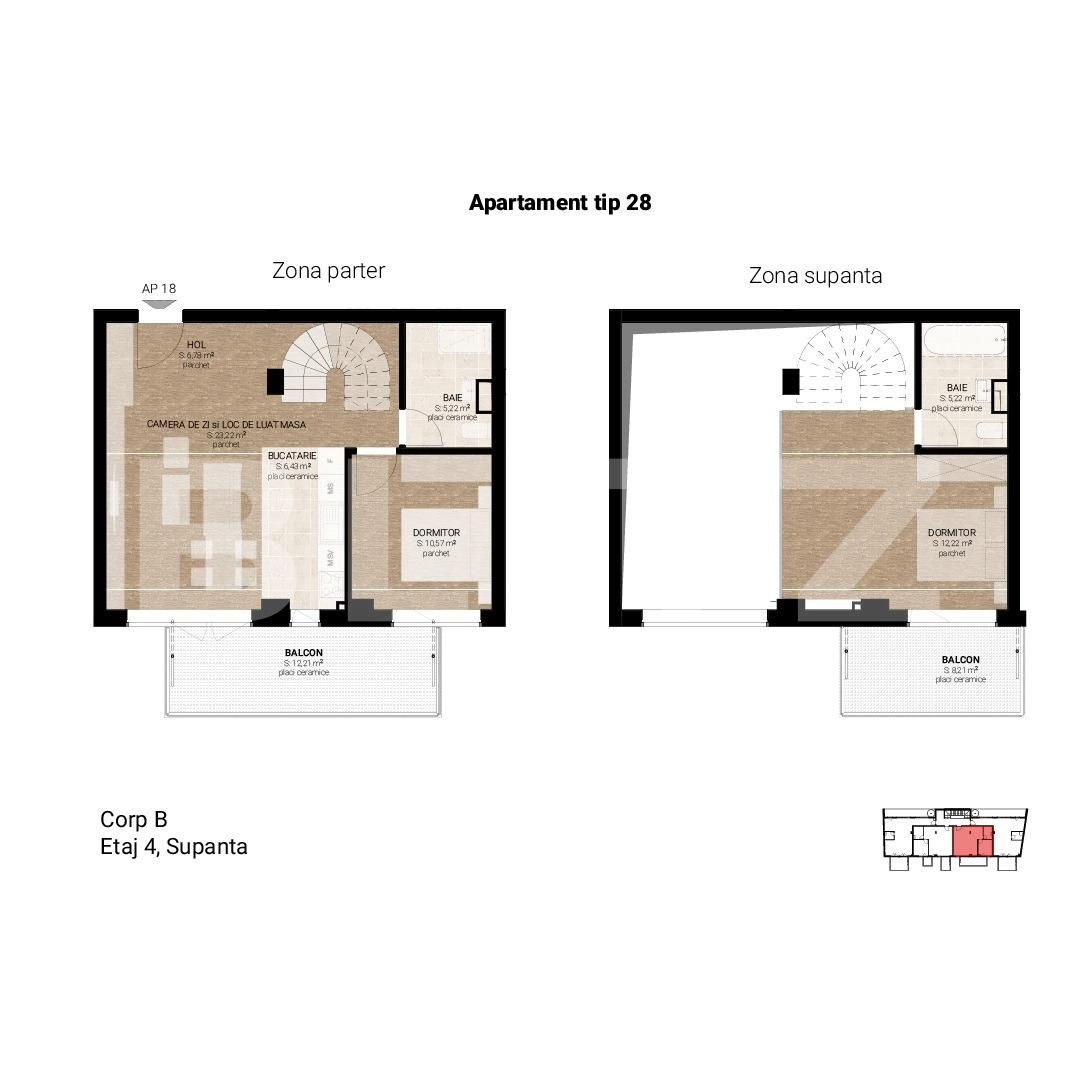 Apartament de vânzare 2 camere Semicentral - 54387AV | BLITZ Cluj-Napoca | Poza1