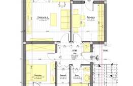  Apartamente 3 camere cu 2 balcoane, 58 mp, incalzire in pardoseala.