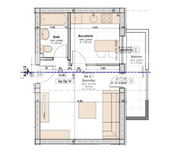 Garsonieră de vânzare Apahida - 54440AV | BLITZ Cluj-Napoca | Poza2