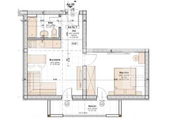 Apartament de vânzare 2 camere Apahida - 54443AV | BLITZ Cluj-Napoca | Poza1