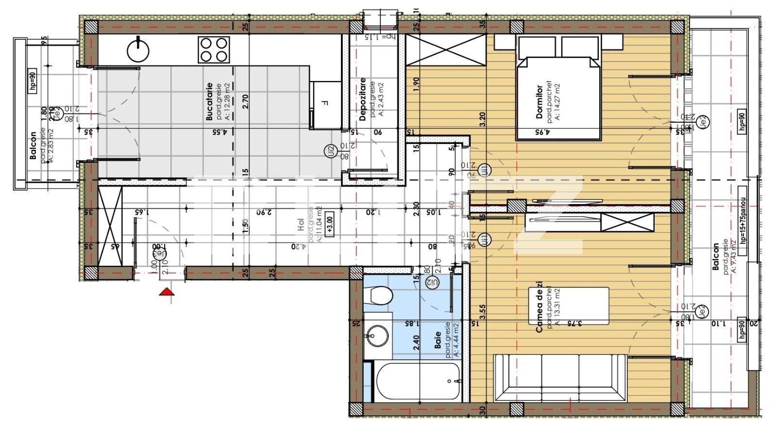 Apartament de vânzare 2 camere Apahida - 54445AV | BLITZ Cluj-Napoca | Poza2
