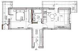 Apartament de 2 camere, 44,34 mp utili, zonă verde, în apropierea mijloacelor de transport în comun, centre comerciale, in zona Apahida