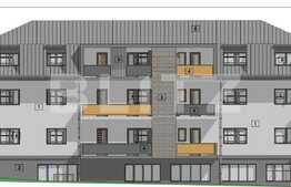 Apartament de 2 camere, 44,34 mp utili, zonă verde, în apropierea mijloacelor de transport în comun, centre comerciale, in zona Apahida