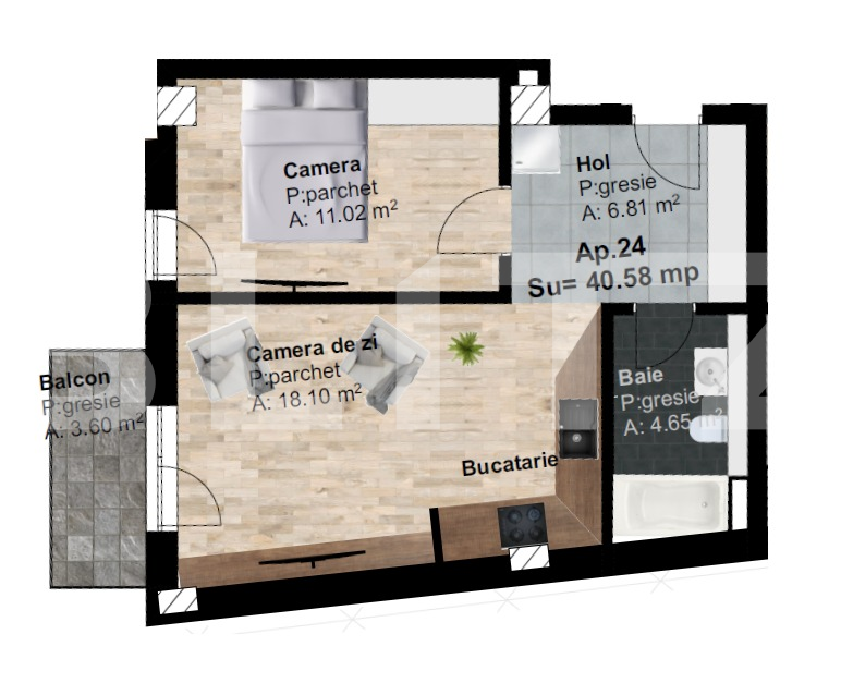 Apartament de vânzare 2 camere Marasti - 54483AV | BLITZ Cluj-Napoca | Poza4