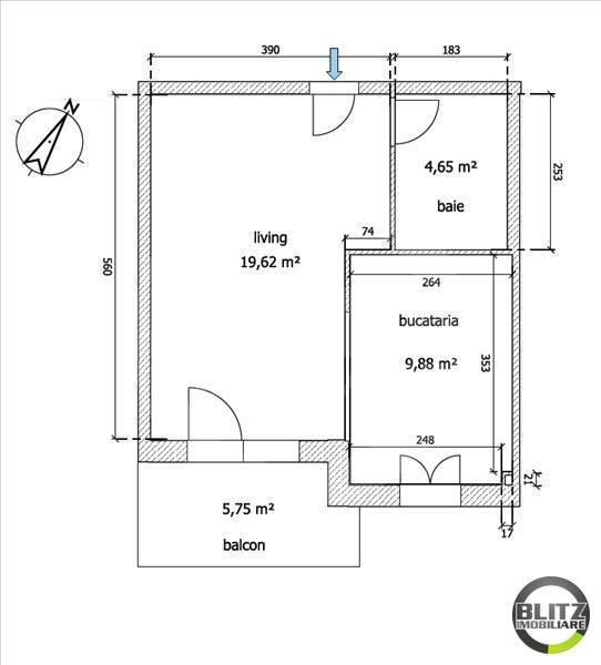 Garsonieră de vânzare Floreşti - 5452AV | BLITZ Cluj-Napoca | Poza1