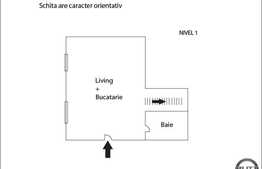 De vanzare apartament pe 2 nivele, semifinisat, zona linistita, 60 mp utili!