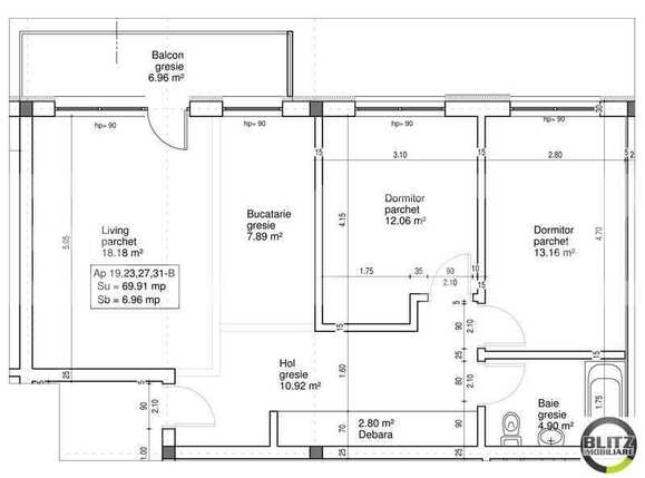 Apartament de vânzare 3 camere Floreşti - 5466AV | BLITZ Cluj-Napoca | Poza4