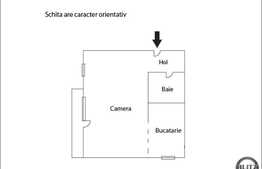 Inchiriere apartament cu 1 camera, 36 mp, zona strazii Porii!