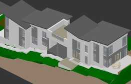 Casa individuala 120 mp utili, 335 teren, garaj, terasa panoramica de 35 mp!!