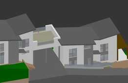 Casa individuala 120 mp utili, 335 teren, garaj, terasa panoramica de 35 mp!!