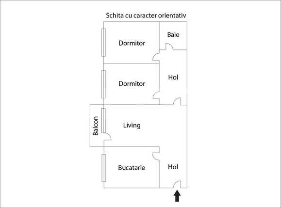 Apartament de vânzare 3 camere Manastur - 54878AV | BLITZ Cluj-Napoca | Poza1