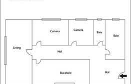 Vanzare apartament decomandat cu 3 camere in imobil nou!