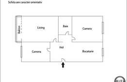 Apartament 3 camere, 60 mp utili, excelent pozitionat, imobil izolat exterior!
