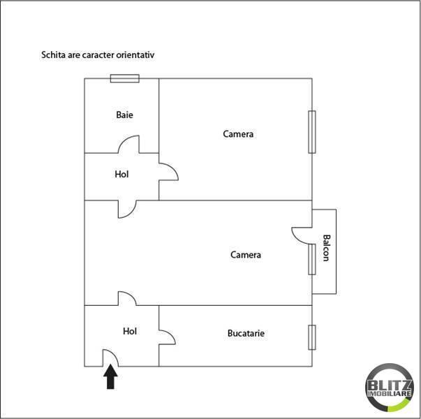 Apartament de vanzare 2 camere Central - 552AV | BLITZ Cluj-Napoca | Poza1