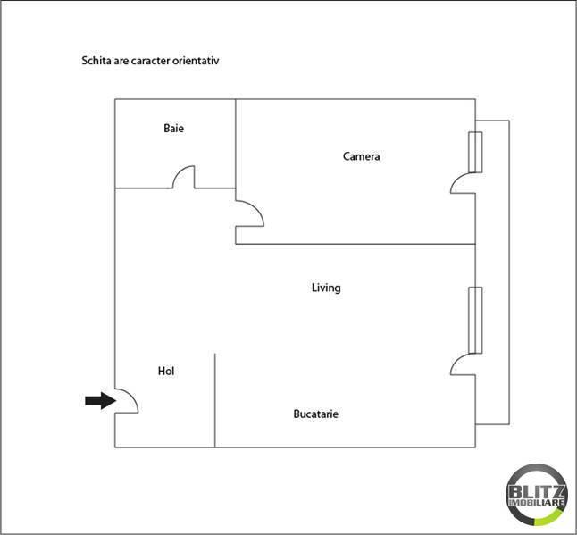 Apartament de vânzare 2 camere Floreşti - 5531AV | BLITZ Cluj-Napoca | Poza1