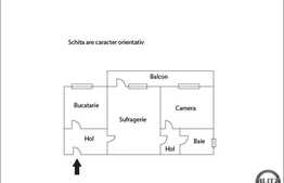 2 camere, 47 mp, cu balcon mare, zona Mercur