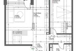 Apartament 2 camere, 58.9mp, zona Kaufland