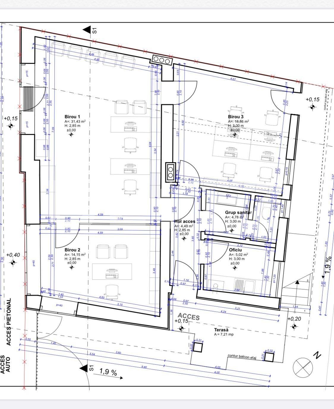 Spațiu birouri de închiriat Central - 55980SIB | BLITZ Cluj-Napoca | Poza12