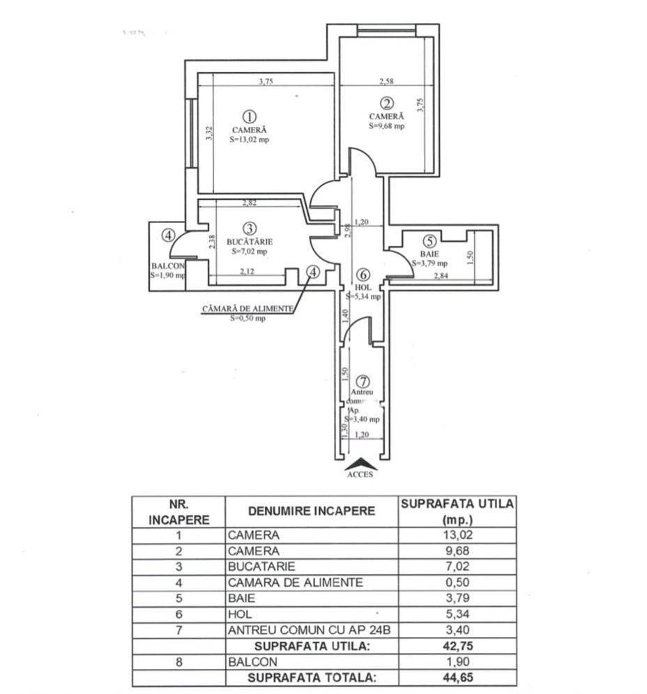 Apartament de vânzare 2 camere Manastur - 56003AV | BLITZ Cluj-Napoca | Poza1