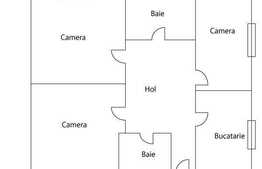 3 camere de vanzare + spatiu depozitare + 2 locuri de parcare