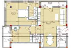 Vanzare 3 camere, 78.19 mp, imobil nou, in zona piata 1 Mai