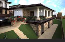 Casa individuala 140 mp, teren de 480 mp, semifinisata! Priveliste ! 