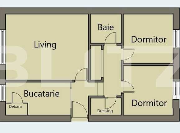 Apartament de vânzare 3 camere Manastur - 56066AV | BLITZ Cluj-Napoca | Poza1