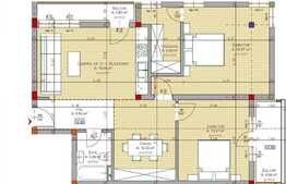 Vanzare 3 camere, 78.87 mp utili, 2 balcoane, zona piata 1 Mai