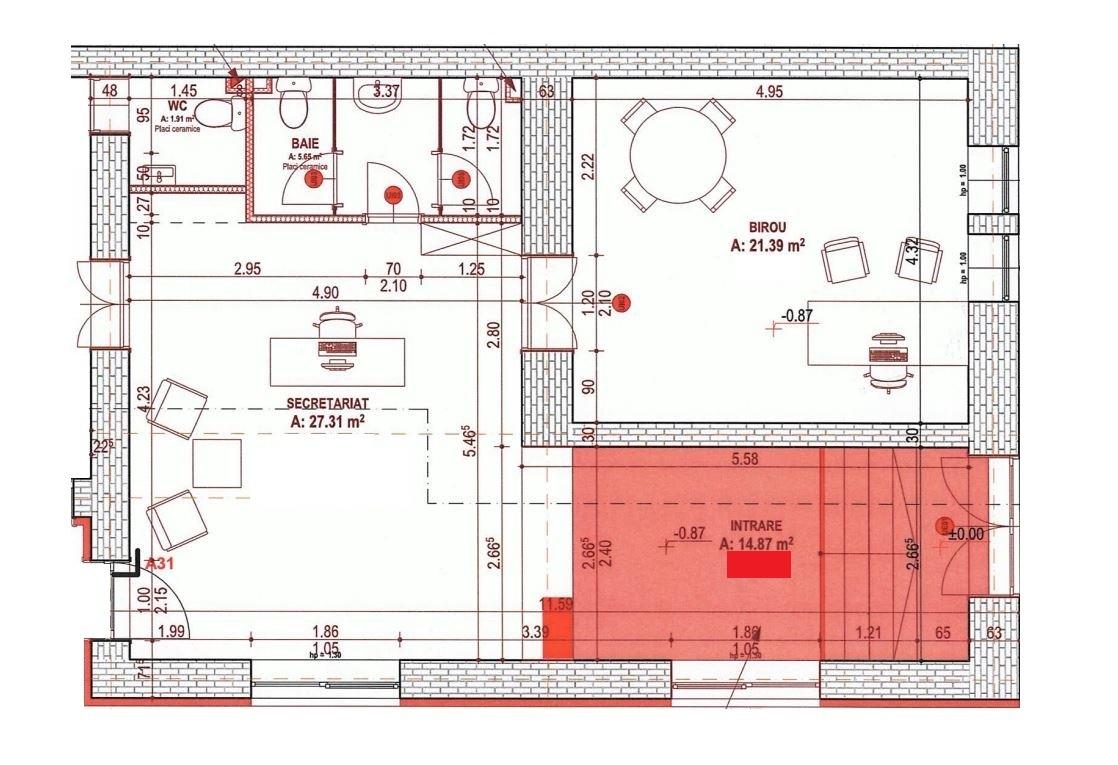 Spațiu birouri de închiriat Central - 56127SIB | BLITZ Cluj-Napoca | Poza8