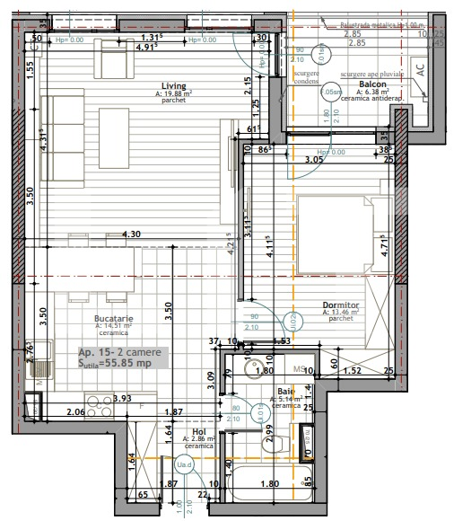 Apartament de vânzare 2 camere Zorilor - 56175AV | BLITZ Cluj-Napoca | Poza2
