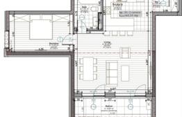 Vanzare 2 camere, 63 mp utili, 10.53 mp terasa, etaj intermediar, imobil nou!