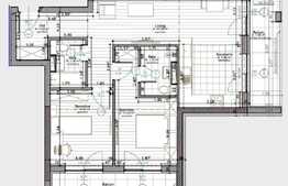 Apartament 3 camere, 73 mp utili, 2 terase, etaj intermediar, cartier Zorilor!