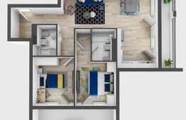 Apartament 3 camere, 73 mp utili, 2 terase, etaj intermediar, cartier Zorilor!